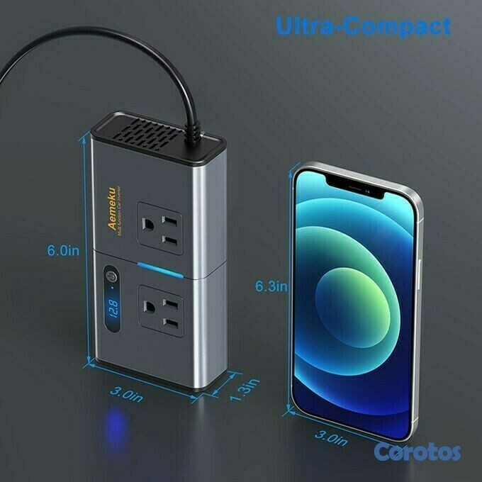 accesorios para electronica - POWER INVERTER 300W D.WORLD DW-7611 4