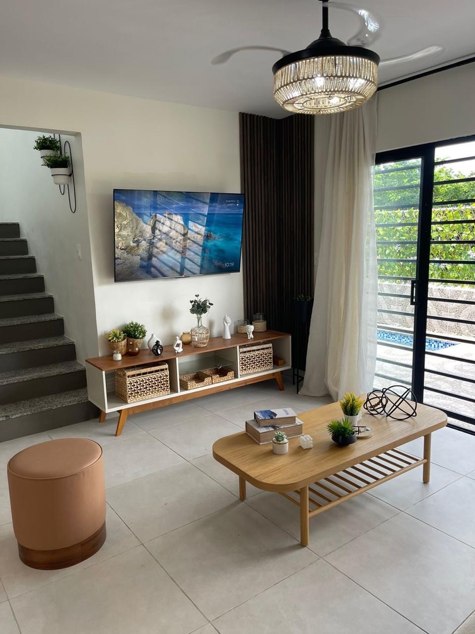 casas vacacionales y villas - Rento Villa Totalmente Amueblada En Atabey Residences 1 1