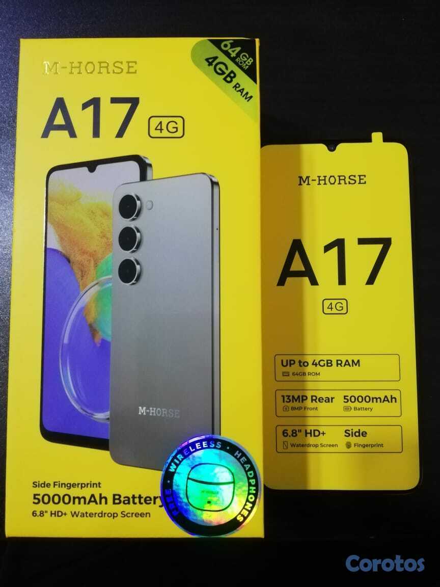 celulares y tabletas - TELEFONO M HORSE A17 64 + 4GB Rápido y Elegante 3