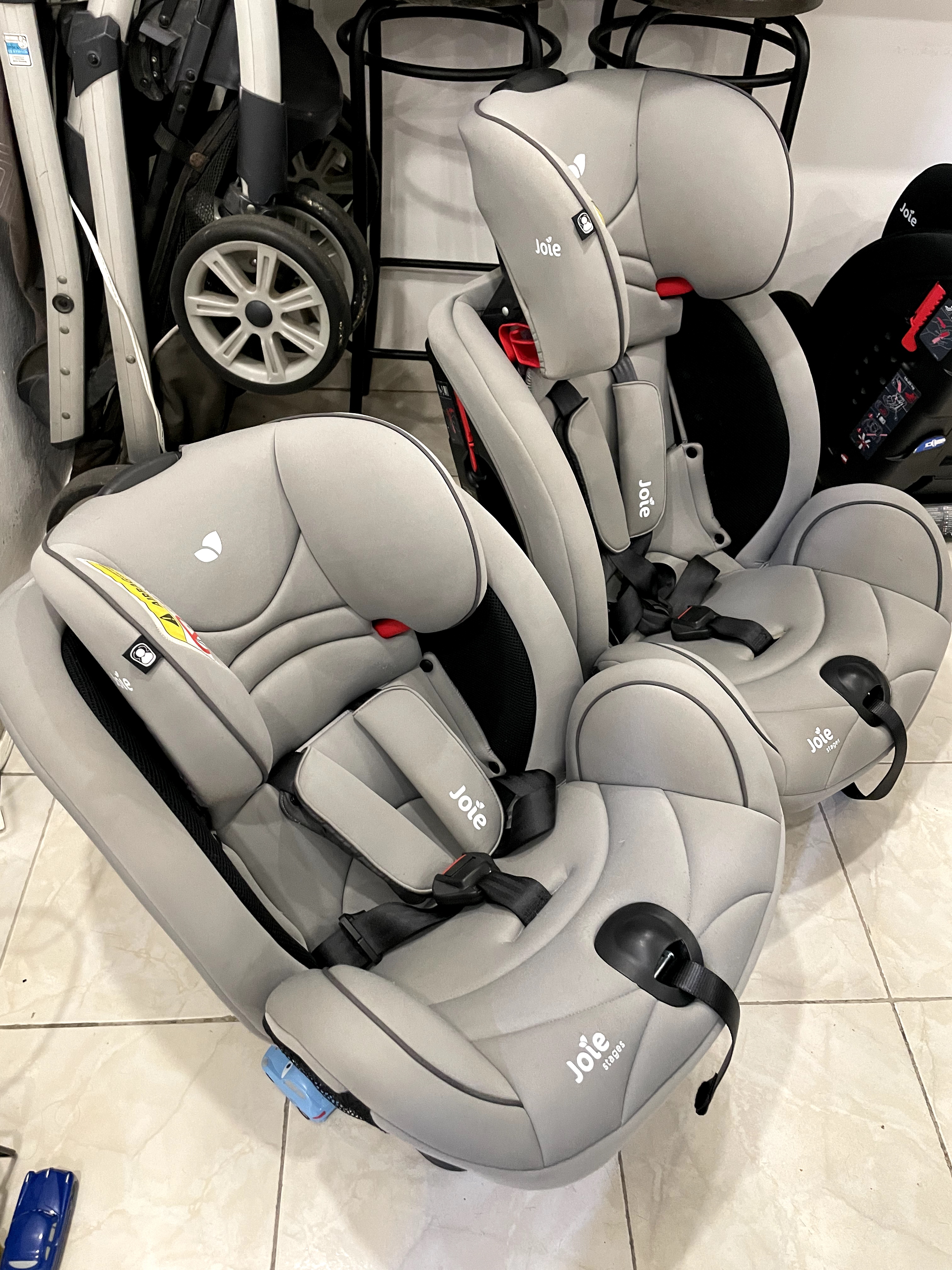 coches y sillas - Se venden Car Seat Joie Stages Silla de Carro para 4