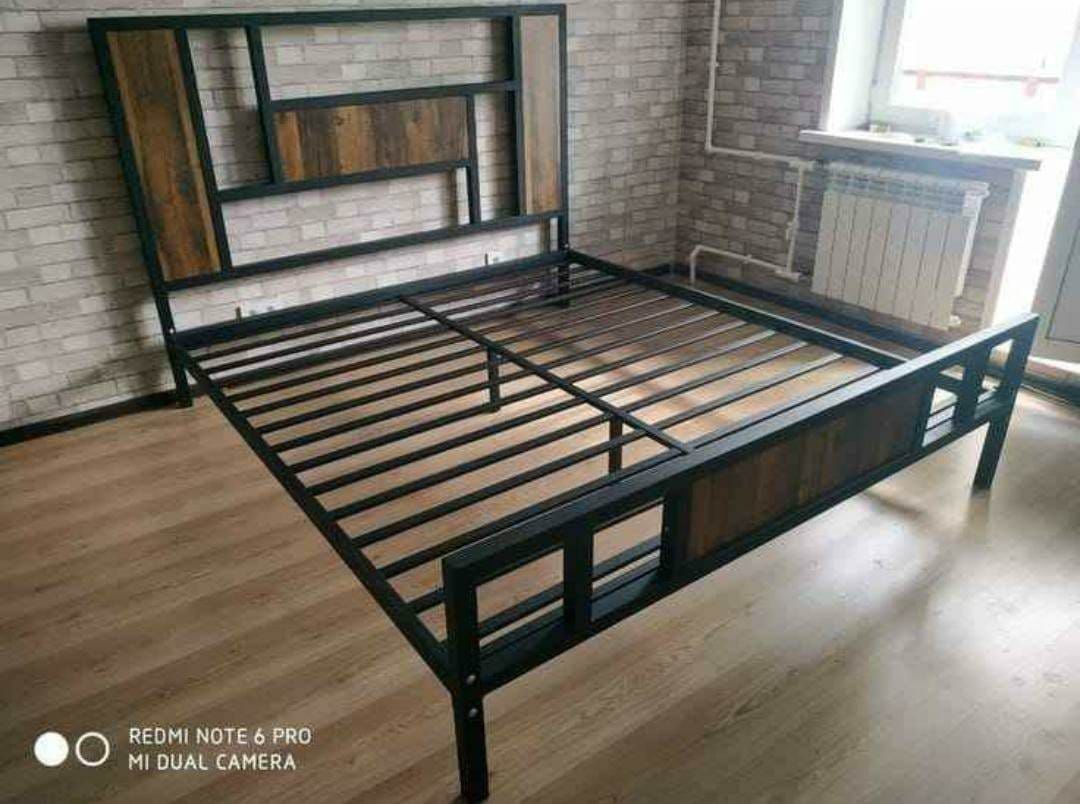 muebles y colchones - base de cama en hierro galvanizado 1