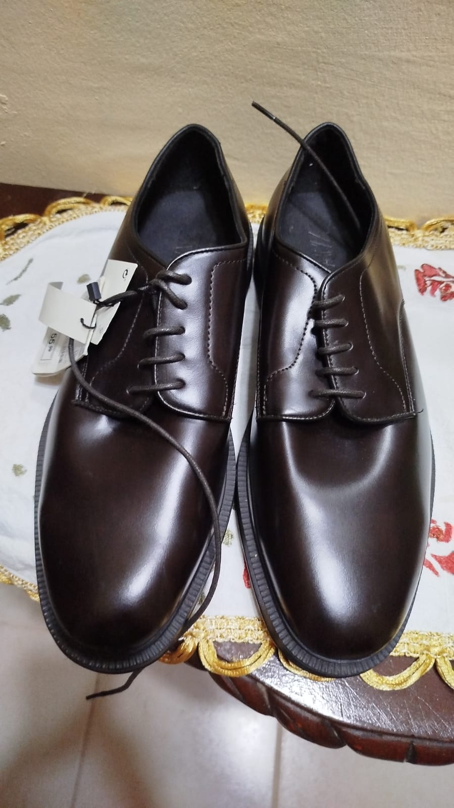 zapatos para hombre - Zapatos marron oscuro Zara a 1,500 0