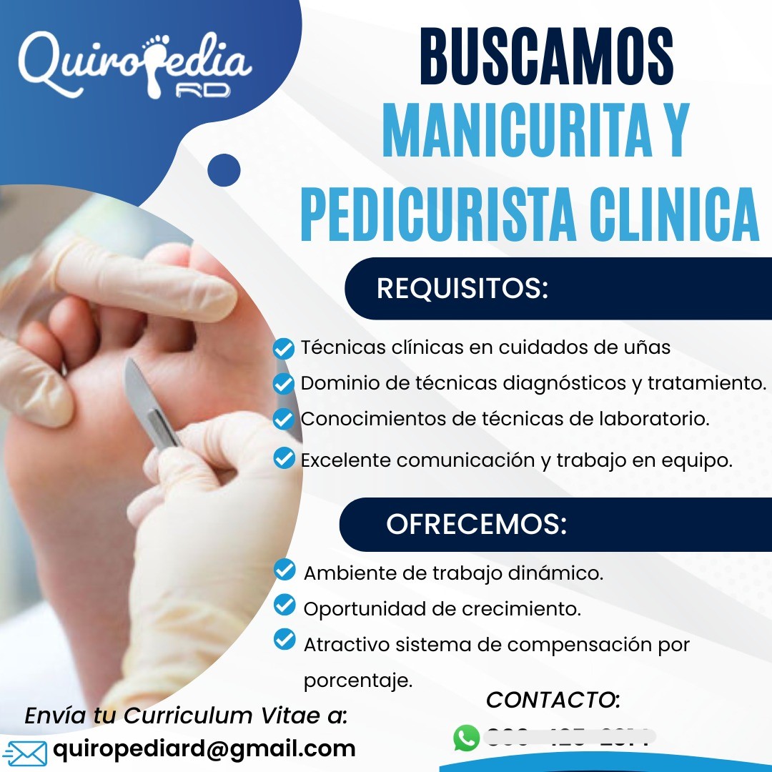 empleos disponibles - MANICURISTA Y PEDICURISTA CLINICA 0