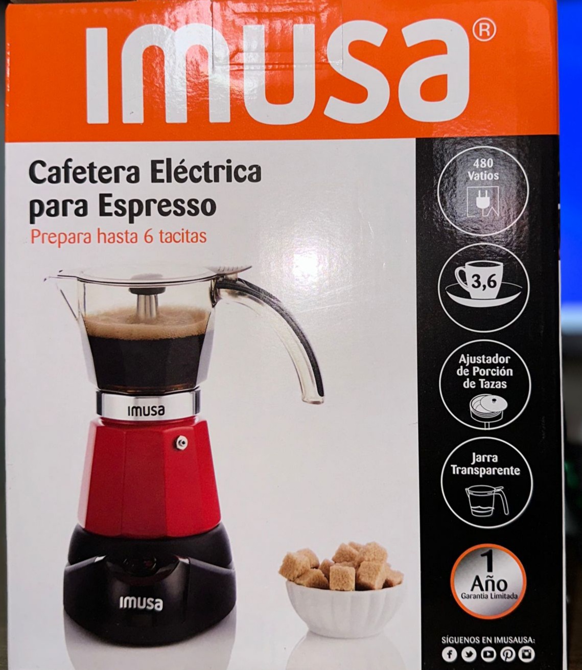 electrodomesticos - CAFETERA ELECTRICA IMUSA 6 TAZAS