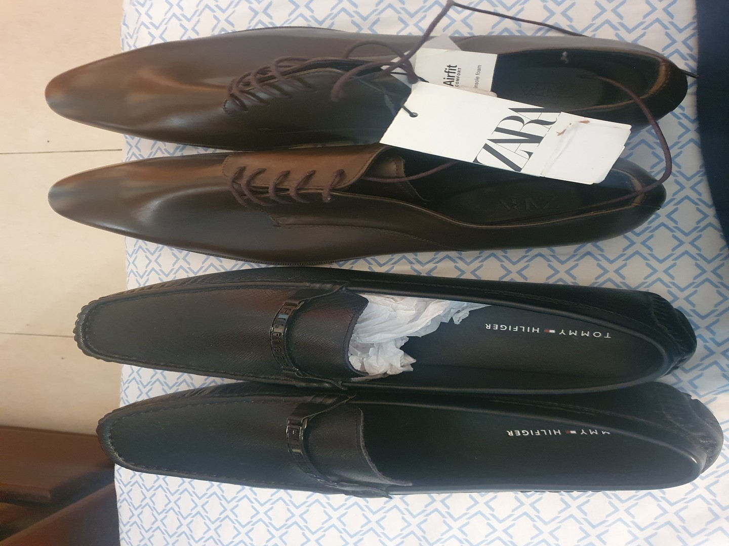 zapatos para hombre - Zapatos Zara y Tommy Hilfiger 2