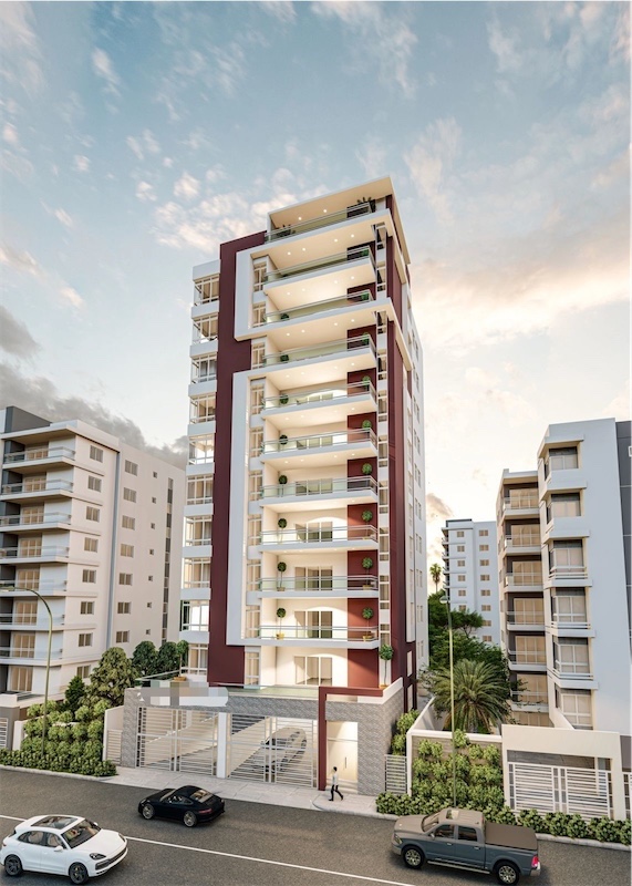 apartamentos - Venta de apartamento en los cacicazgos distrito nacional 0