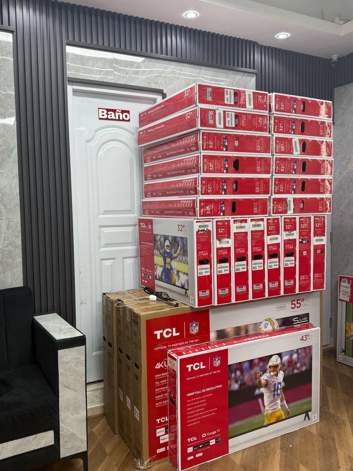 tv - TCL nuevas en su caja incluye su control  1