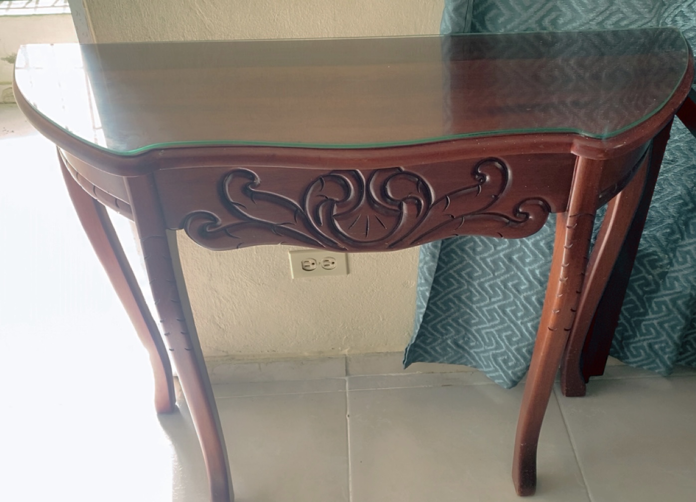 decoración y accesorios - Vendo Repisa y espejo de caoba 3