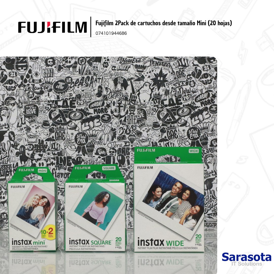 camaras y audio - Instax 2 pack de cartuchos Fujifilm desde RD$ 1,600