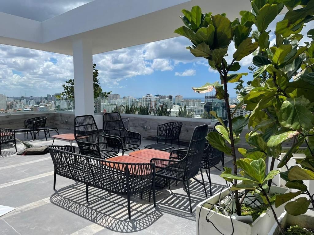 apartamentos - Apartamento amueblado alquiler, piscina, jardín privado, cocina americana, Gim 6