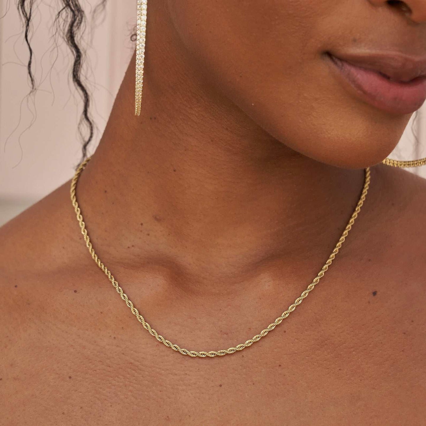joyas, relojes y accesorios - COLLAR PARA DAMAS CHAPADO EN ORO AMARILLO 4