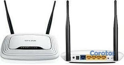 computadoras y laptops - ROUTER WIRELESS TP-LINK TL-WR841N(US), 2.4GHZ/300MBPS, 1 PUERTO WAN + 4 PUERTOS 