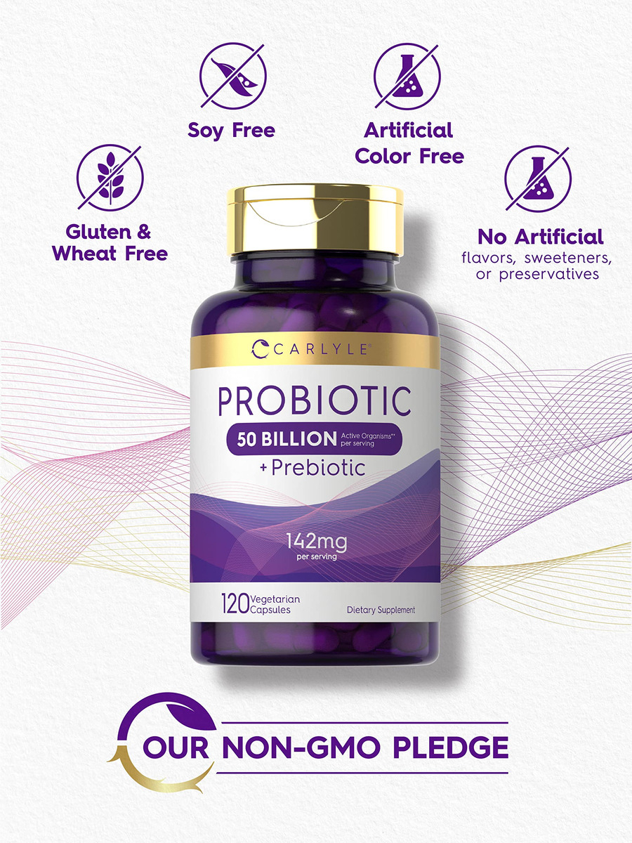 Salud y Equipamiento Médico - Probioticos Con Prebioticos | 120 Capsulas 4