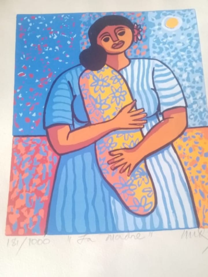 arte y antigüedades - Cuadro del pintor Cándido Bidó 