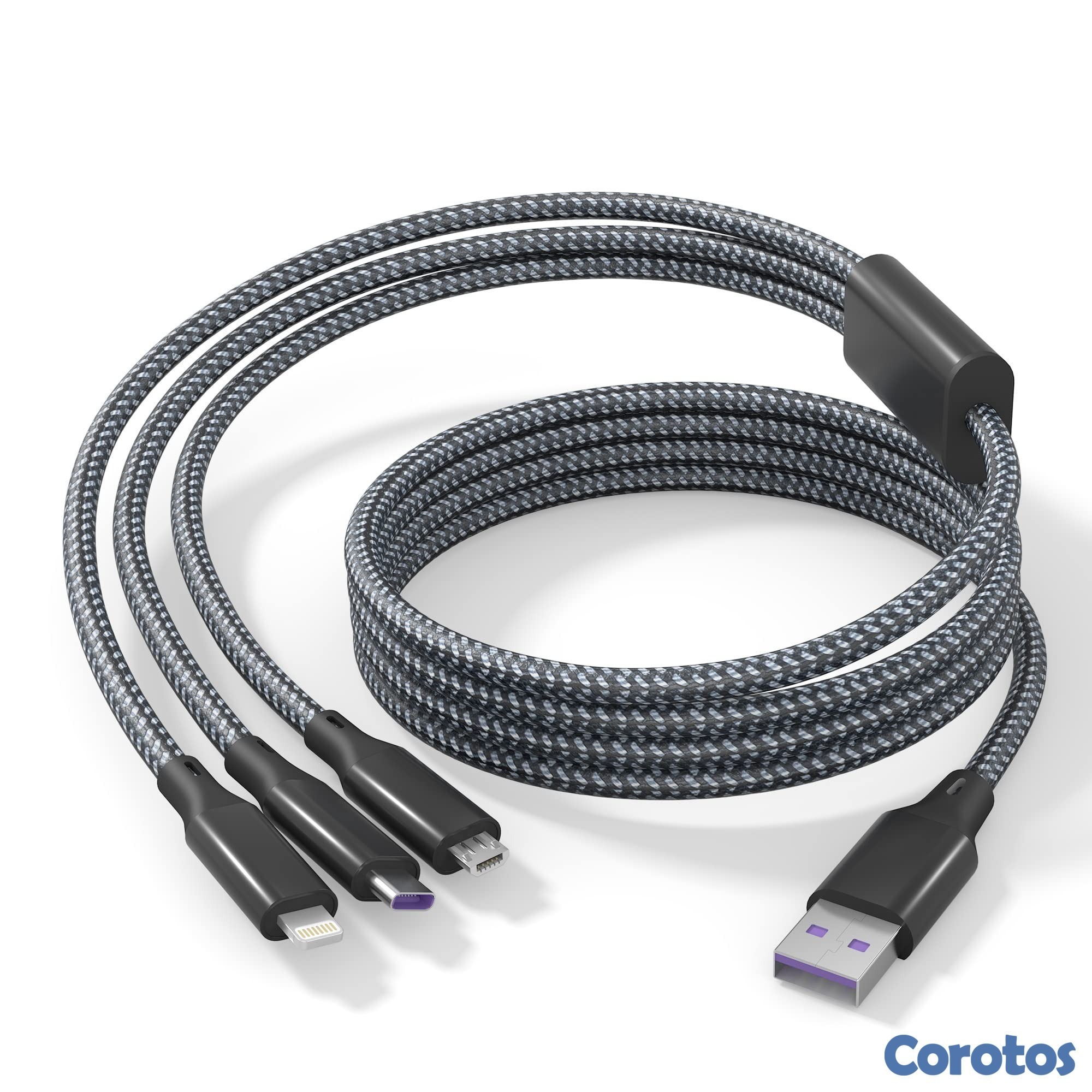 accesorios para electronica - Cable de Carga y Sincronización 3 en 1 - Alta Velo 2