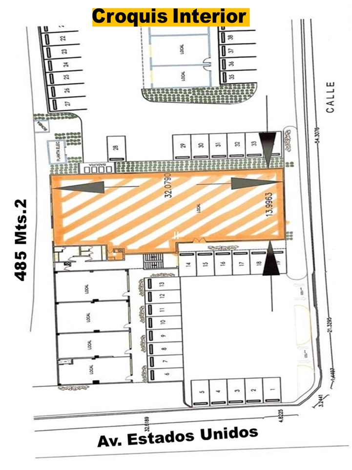 oficinas y locales comerciales - Local Comercial de 485 Mts2 en BAVARO, 10 ESPACIOS 6