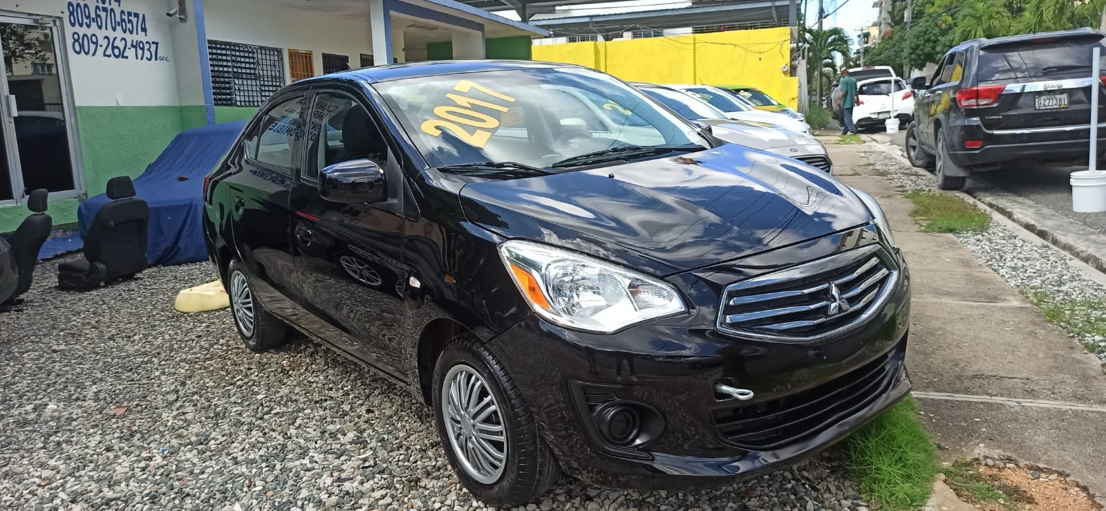 carros - MITSUBISHI MIRAGE 2017 NEGRO 0