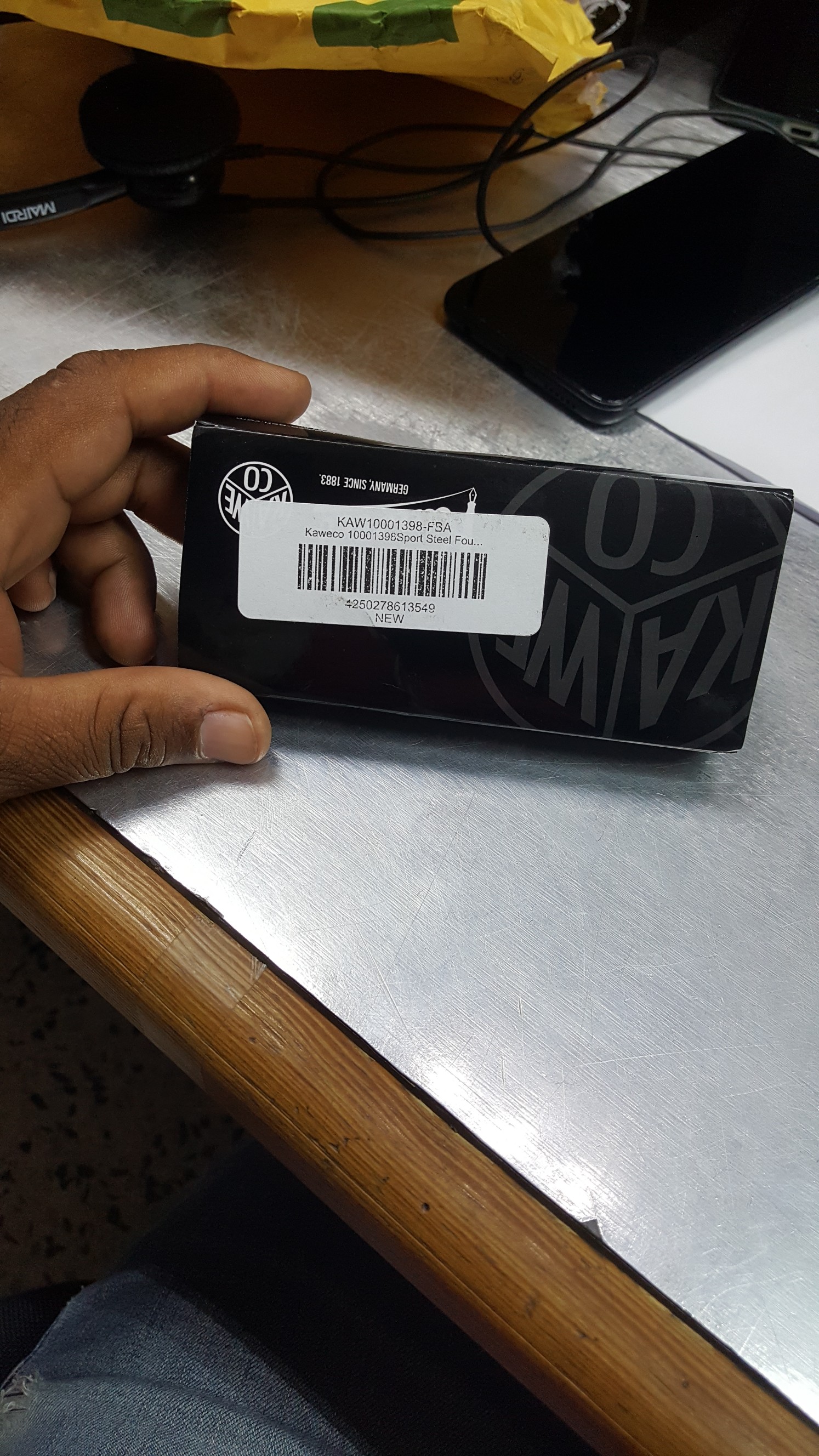 articulos de oficina - Kaweco AL Sport Grey Medium Point Fountain Pen - 10000092 (New in Box)  5