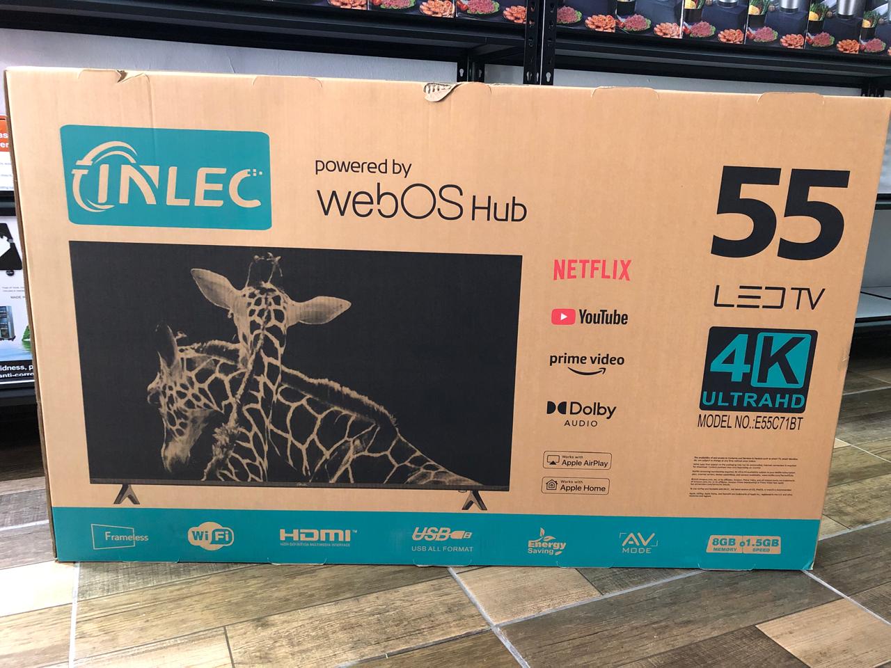 electrodomesticos - 📺 Televisor INLEC 55” LED 4K Ultra HD 🎬✨