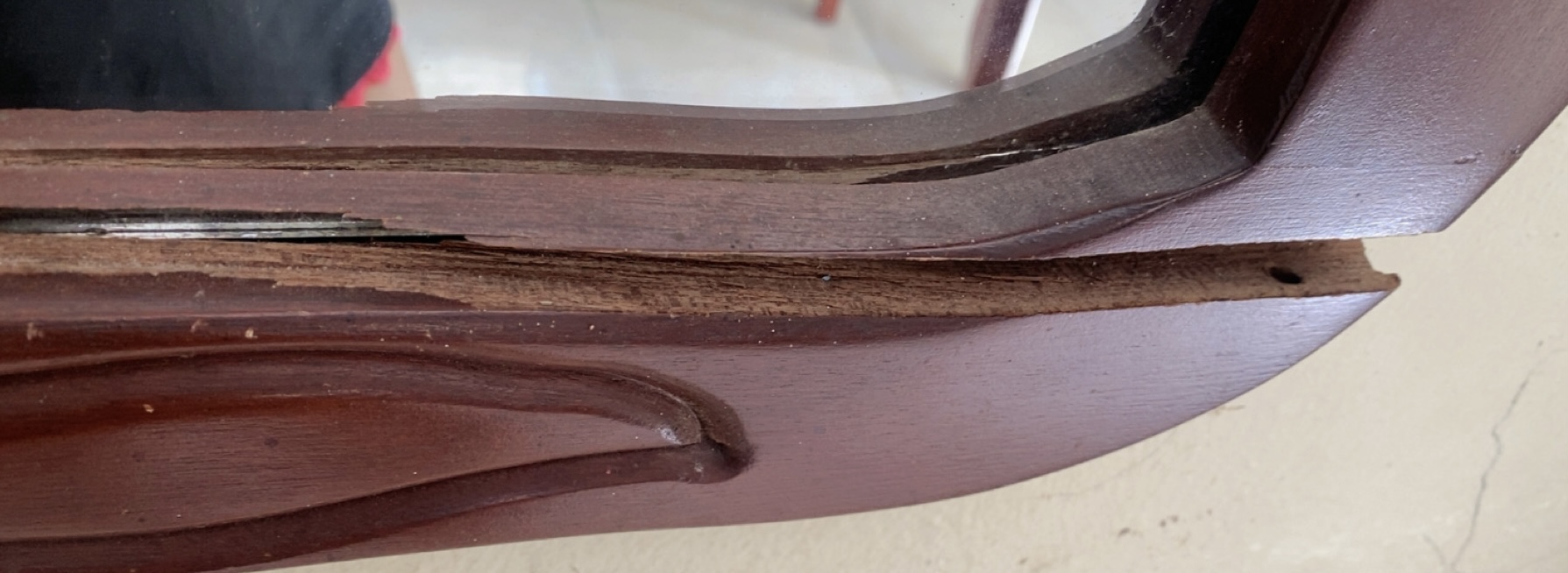 decoración y accesorios - Vendo Repisa y espejo de caoba 5