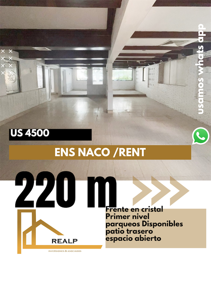 oficinas y locales comerciales - Local con espacio abierto en zona de Naco 0