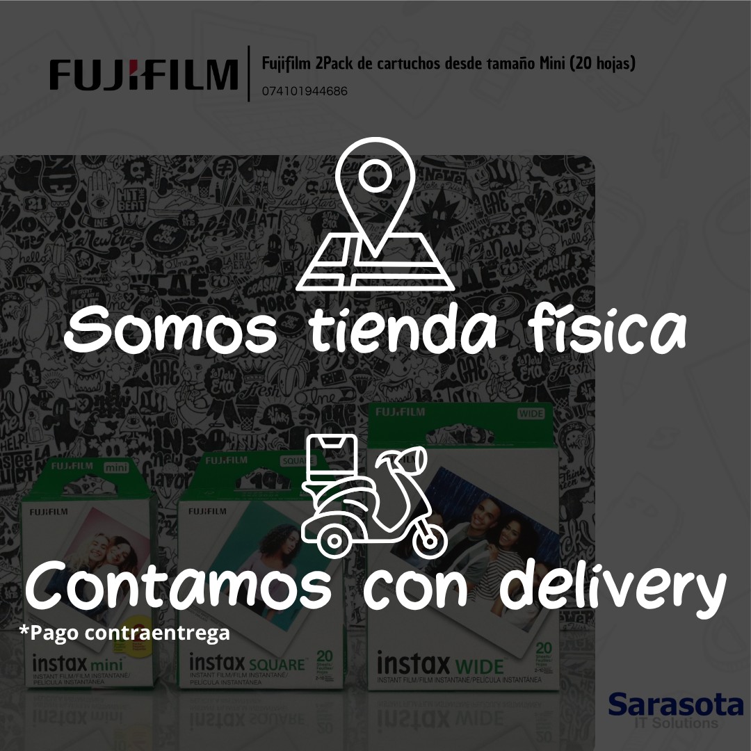 camaras y audio - Instax 2 pack de cartuchos Fujifilm desde RD$ 1,600 2