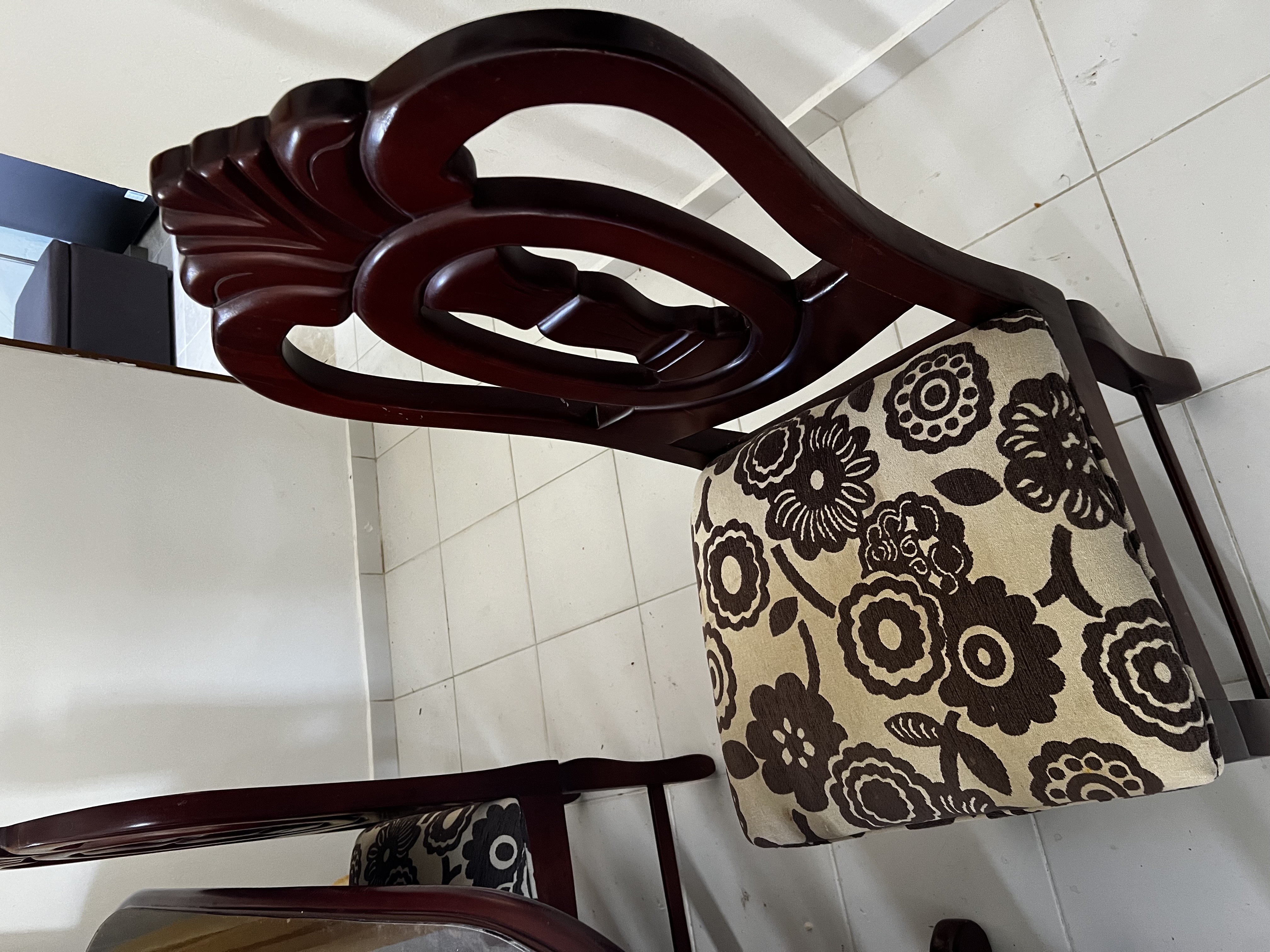 muebles y colchones - comedor de caoba  2