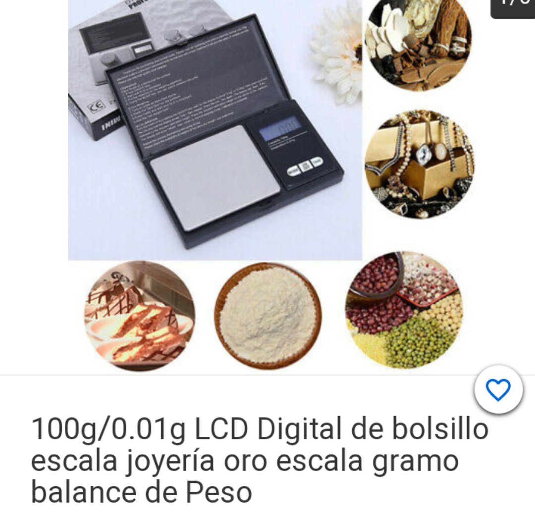 cocina - Balanzas Digitales ideal para joya y cocina