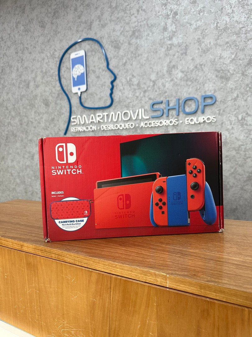 consolas y videojuegos - NINTENDO SWITCH MARIO RED AND BLUE EDITION SELLADO (SOMOS TIENDA)