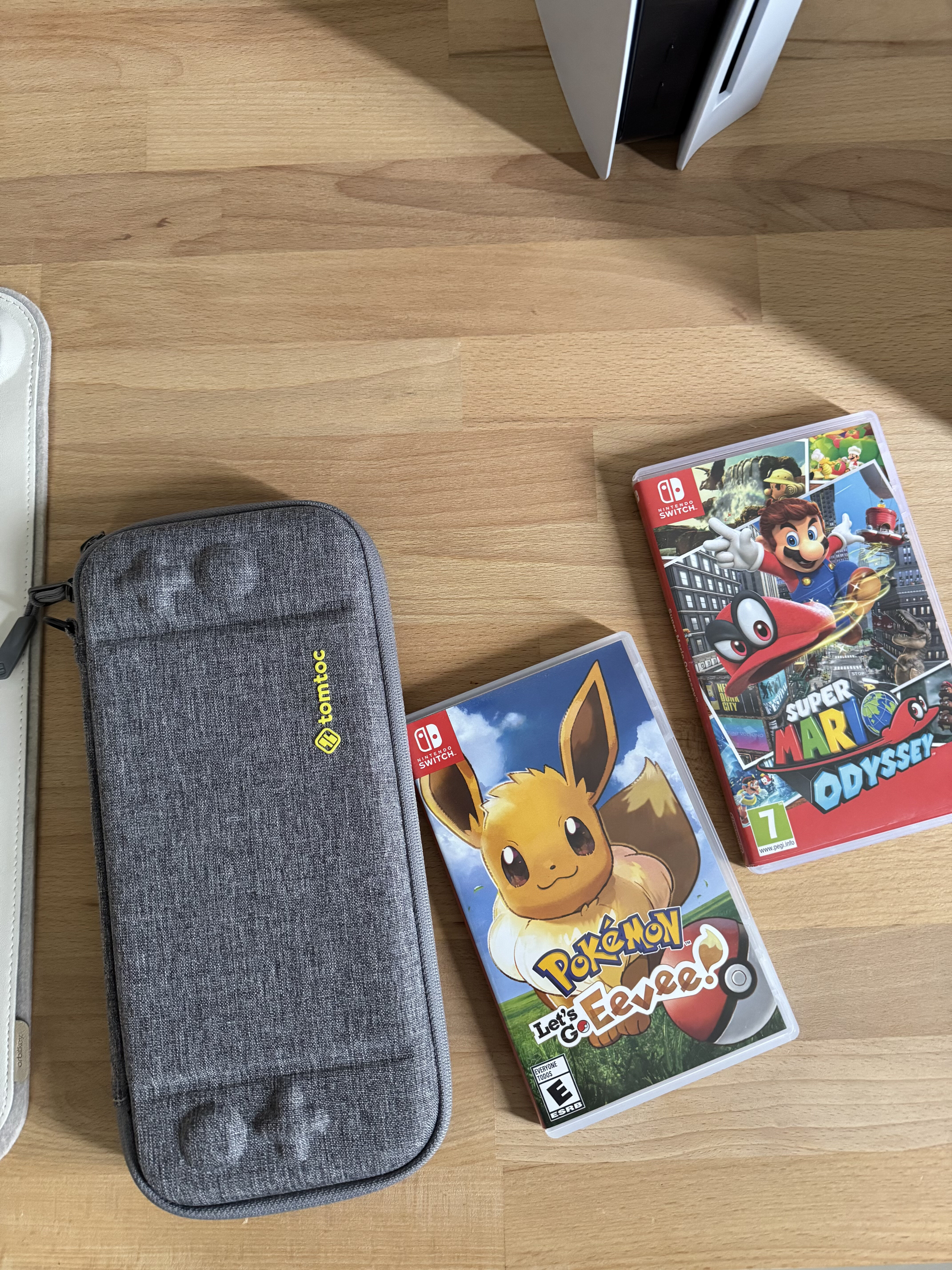 consolas y videojuegos - Video juegos nintendo switch y estuche 4
