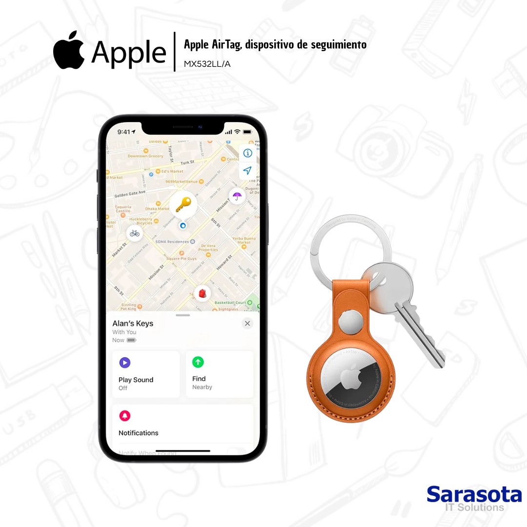 accesorios para electronica - AirTag Apple Individual 2