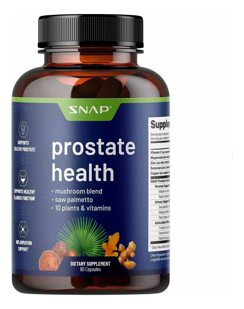 Salud y Equipamiento Médico - Soporte Prostata 90 Cap Snap 0