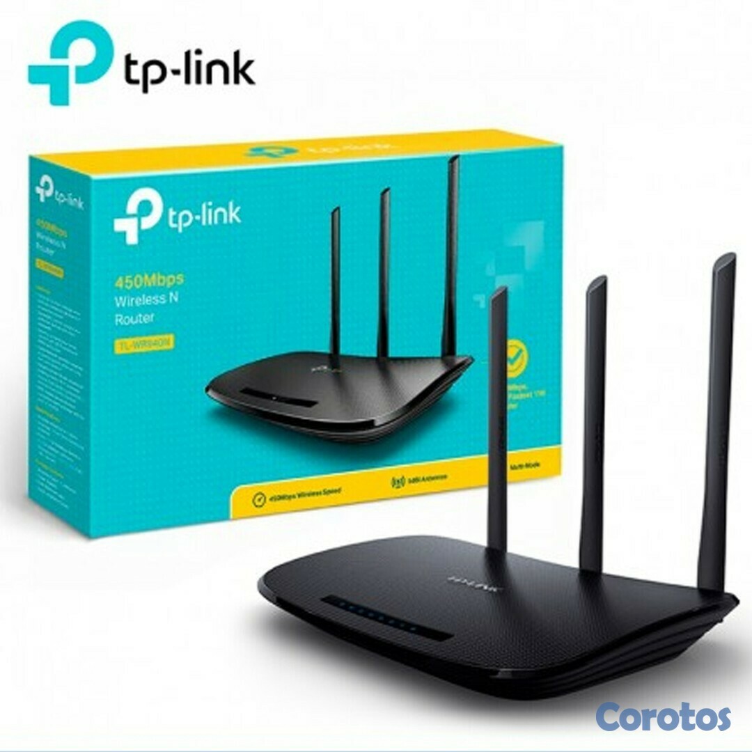 computadoras y laptops - ROUTER WIRELESS TP-LINK TL-WR940N, 2.4GHZ/450MBPS, 1 PUERTO WAN + 4 PUERTOS LAN 2