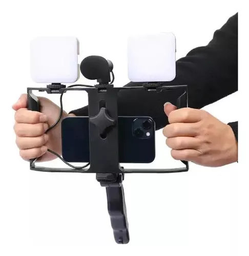 accesorios para electronica - Kit de Grabación profesional para videos y fotos vlogger creador de contenido 3