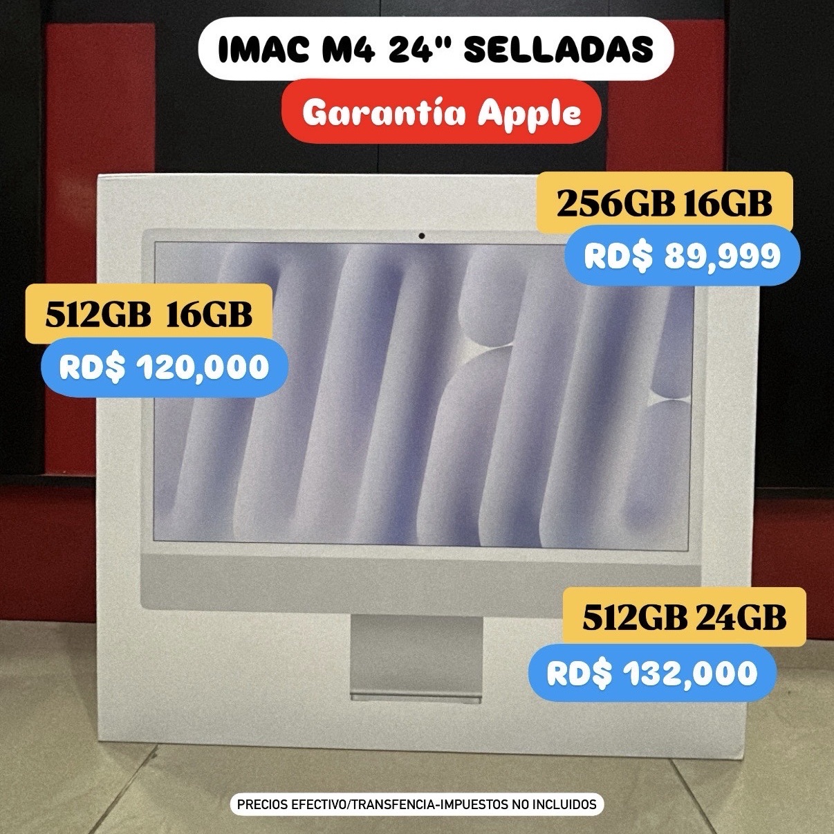 computadoras y laptops - IMAC M4 24" DISPONIBLES ‼️OFERTAS 0