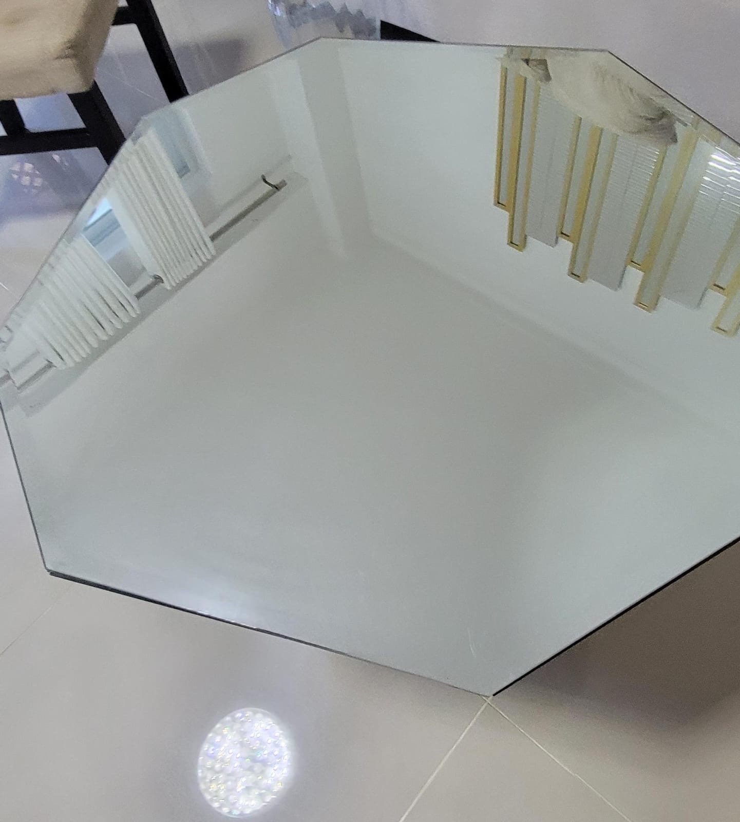 decoración y accesorios - mesa Espejo tipo Rombo 0