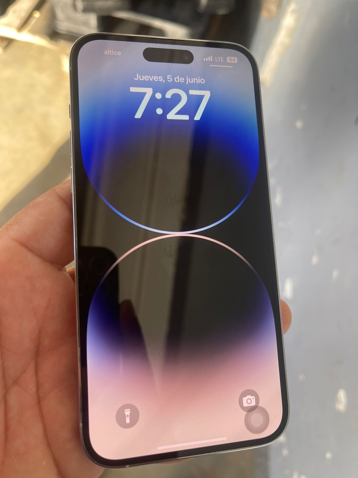 celulares y tabletas - iPhone 14 Pro Max de 512 turbo sim con trabajo hecho funciona normal 
 1