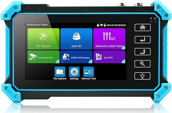 accesorios para electronica - IPC TESTER 8MP 5 en 1 AHD CVI TVI CVBS cámara IP probador monitor IPC-5200 5
