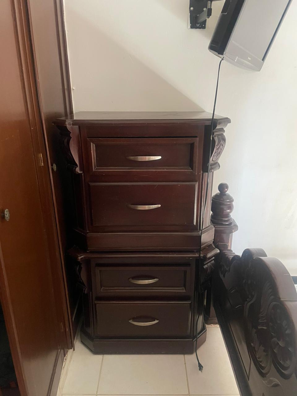 muebles y colchones - juego de cama de habitacion  4