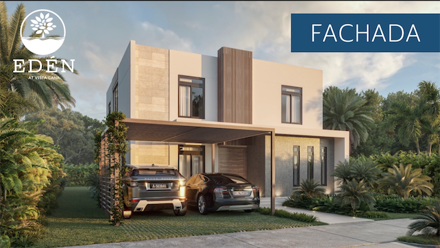 casas vacacionales y villas - Venta de Villa de 527mts con opción a piscina en vista cana Republica Dominicana 2