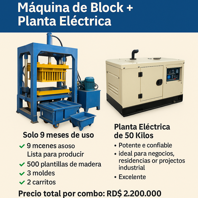 plantas e inversores - ⚒️Máquina de Block + Planta Eléctrica⚒️ 2