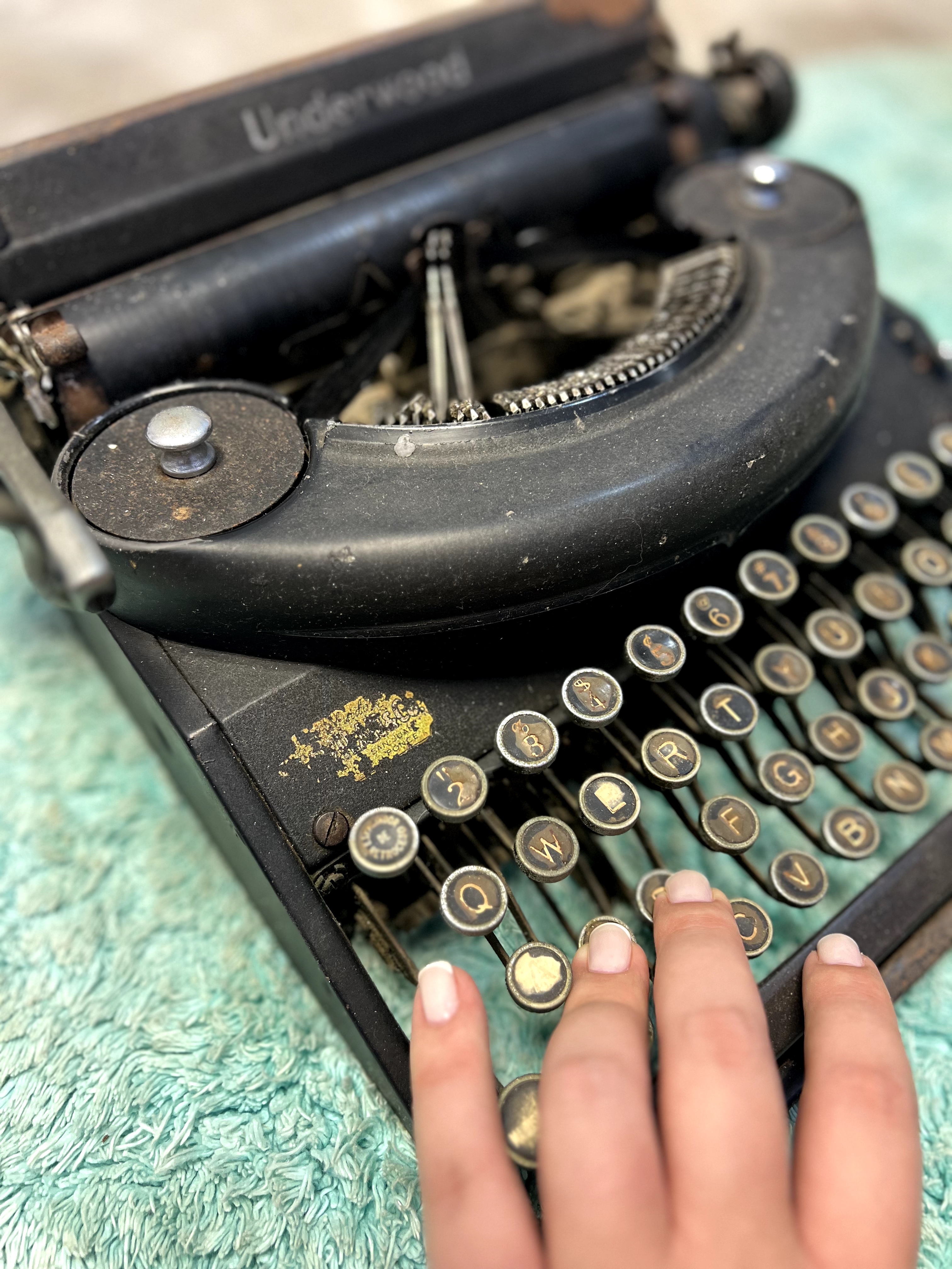 decoración y accesorios - Maquina de Escribir Antigua 1