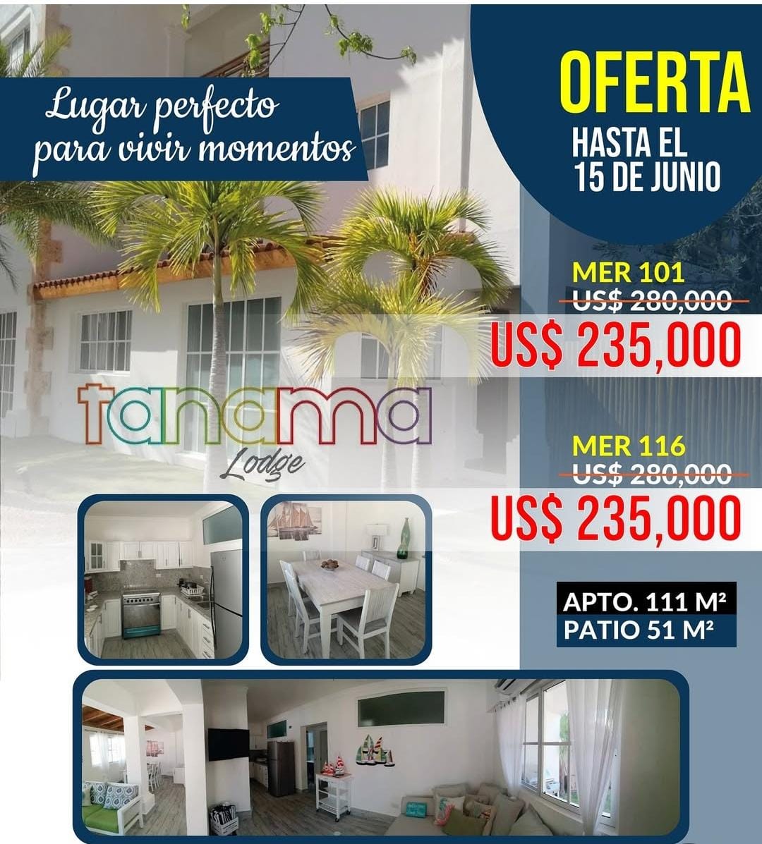 apartamentos - Apartamentos en Cap Cana de 2 habitaciones Tanama  1