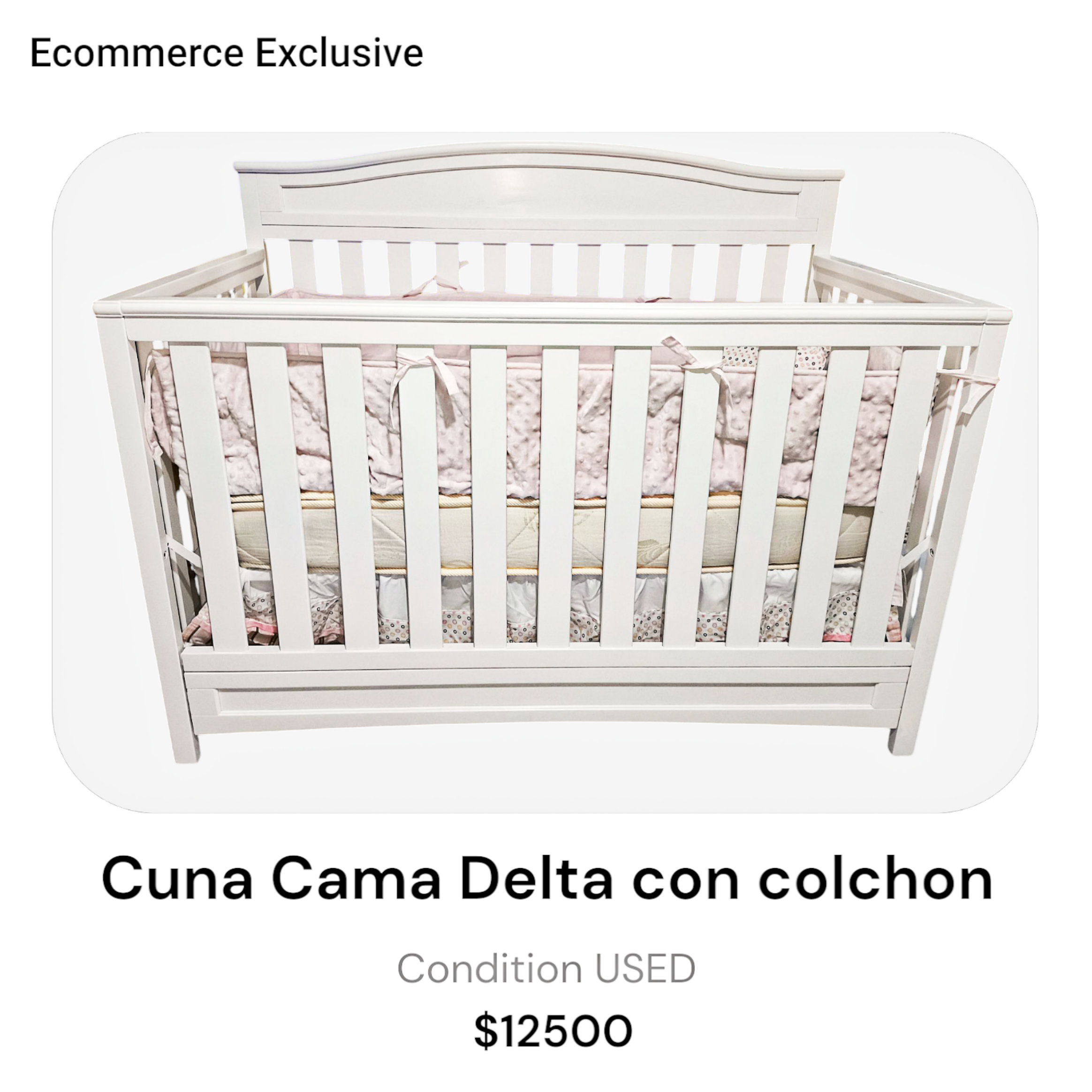 muebles - Cuna Cama Delta como nueva 