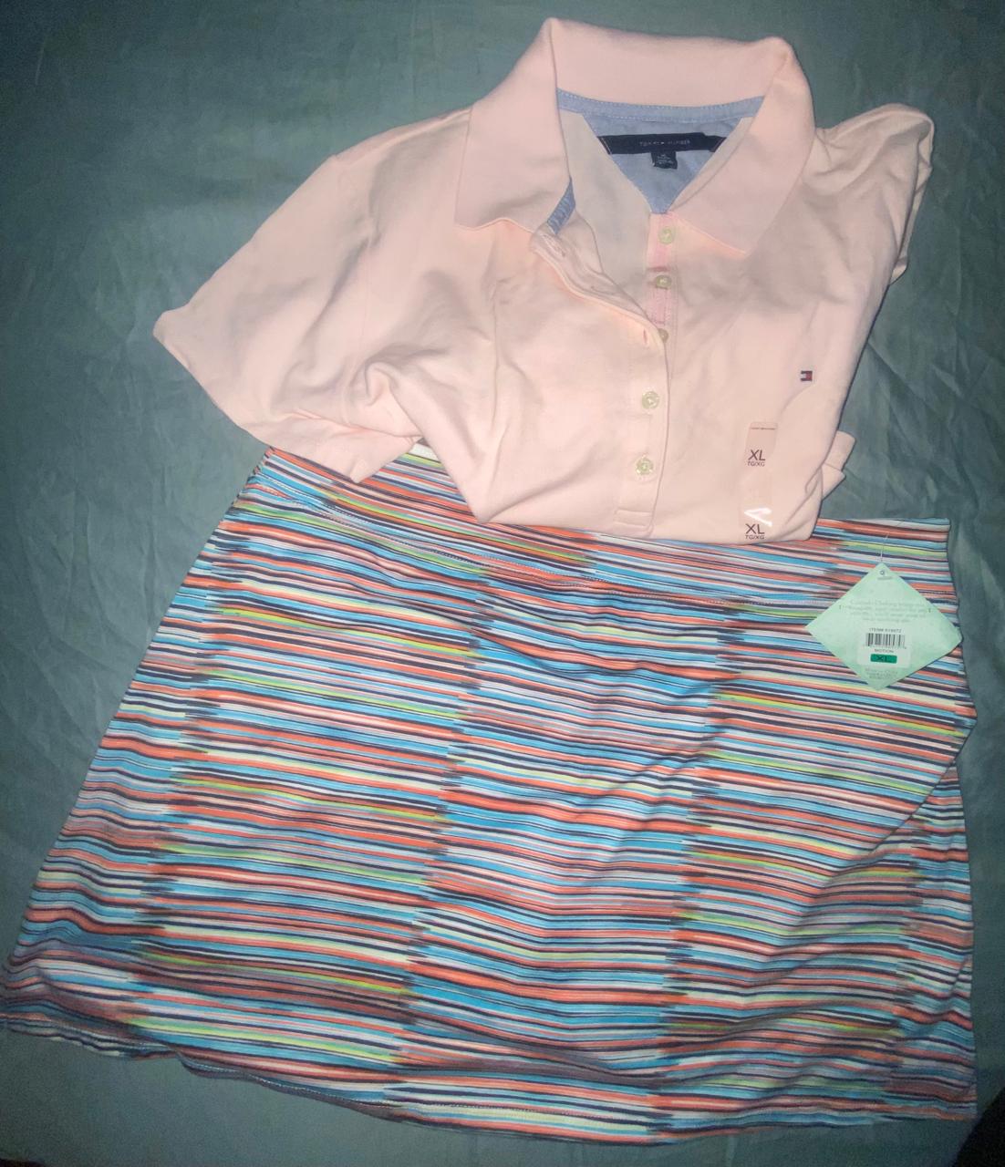ropa para mujer - Polo Tommy + falda sport 1