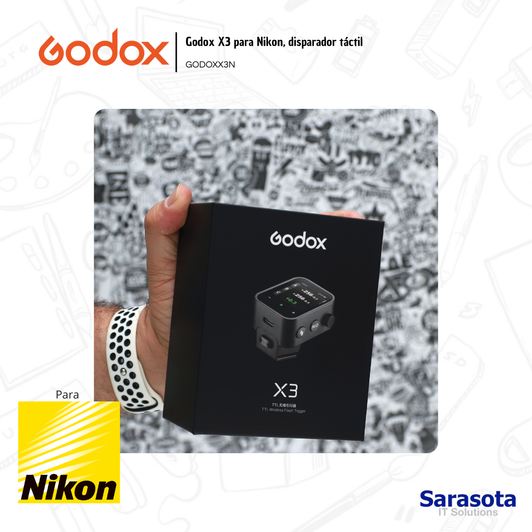 accesorios para electronica - Godox Disparador X3 para Nikon Garantía 1 año 1