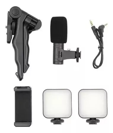 accesorios para electronica - Kit de Grabación profesional para videos y fotos vlogger creador de contenido 4