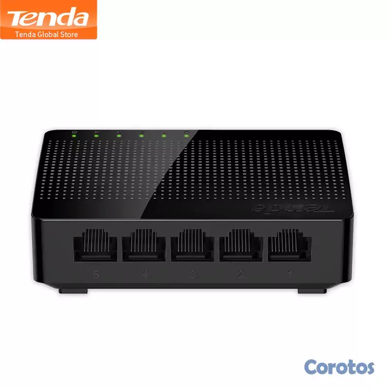 computadoras y laptops - SWITCH 5 PUERTOS TENDA SG105,  10/100/1000  2