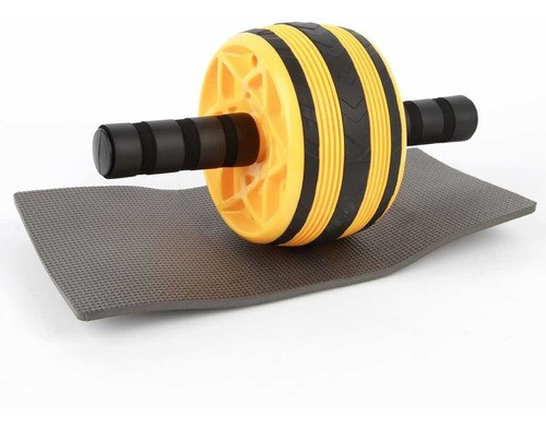 Artículos Deportivos - Rueda de Abdominales Reforzada + Alfombrita ejercicio fitness abdominal  4