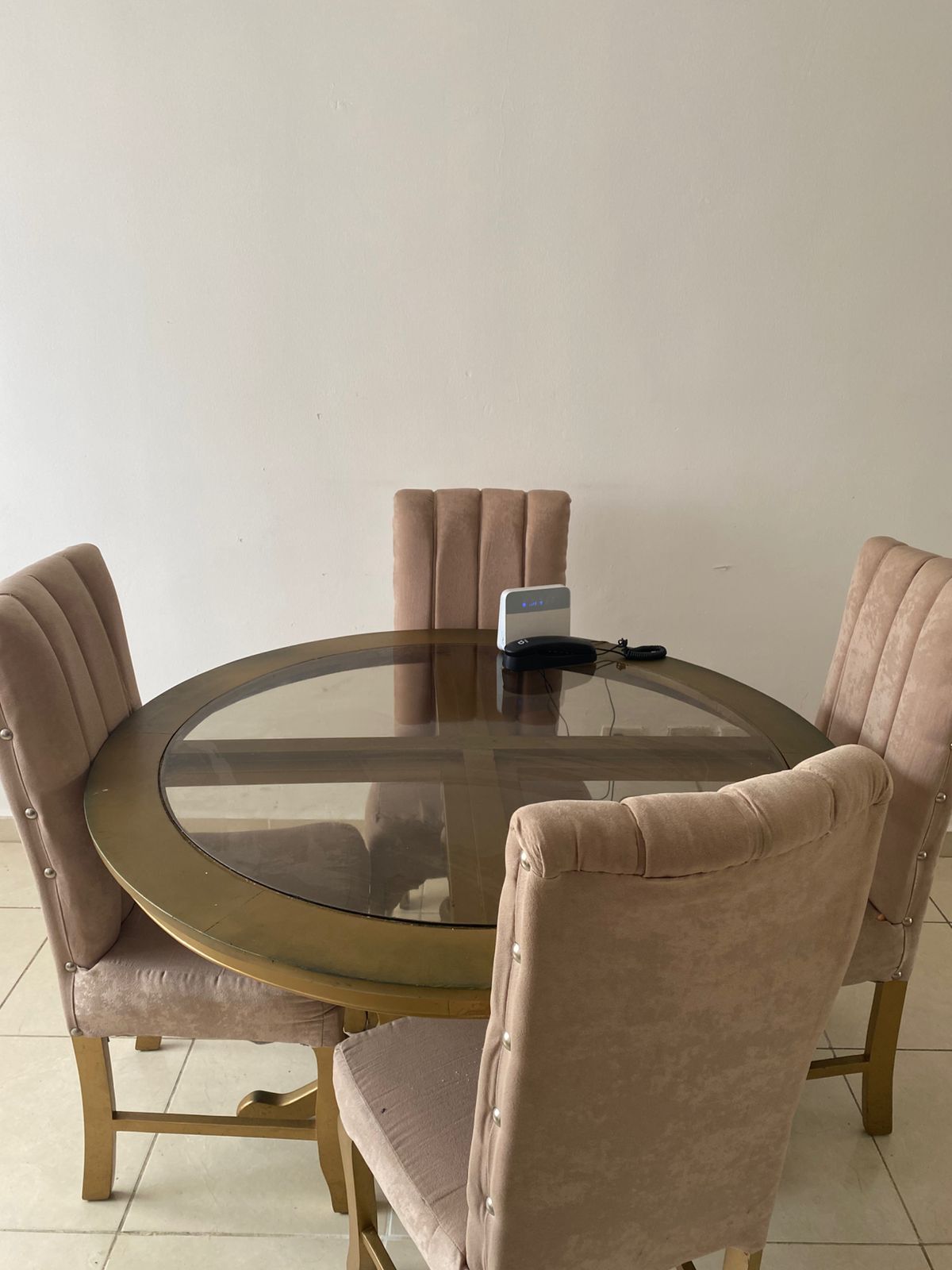 muebles y colchones - juego de comefor 4 sillas 2